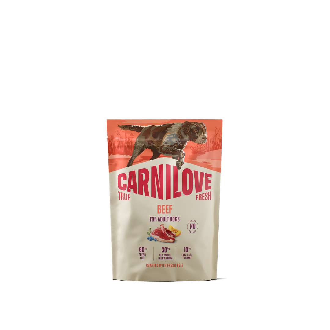 CARNILOVE TRUE FRESH Dog Dry Beef for Adult All Breeds 1,5kg