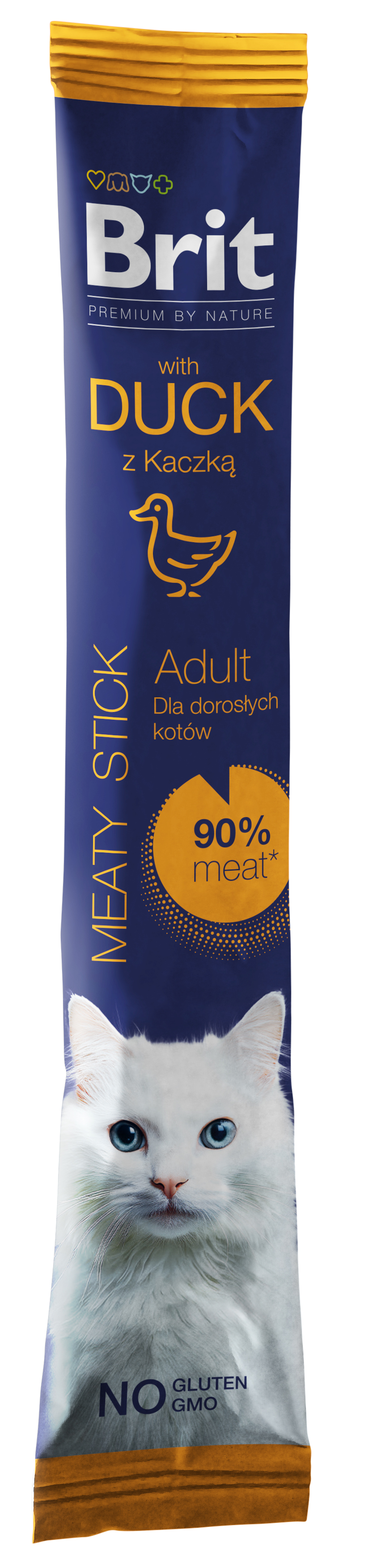 Brit Premium by Nature Meaty Stick z Kaczka 5g Przysmak dla dorosłych kotów w formie kabanosa