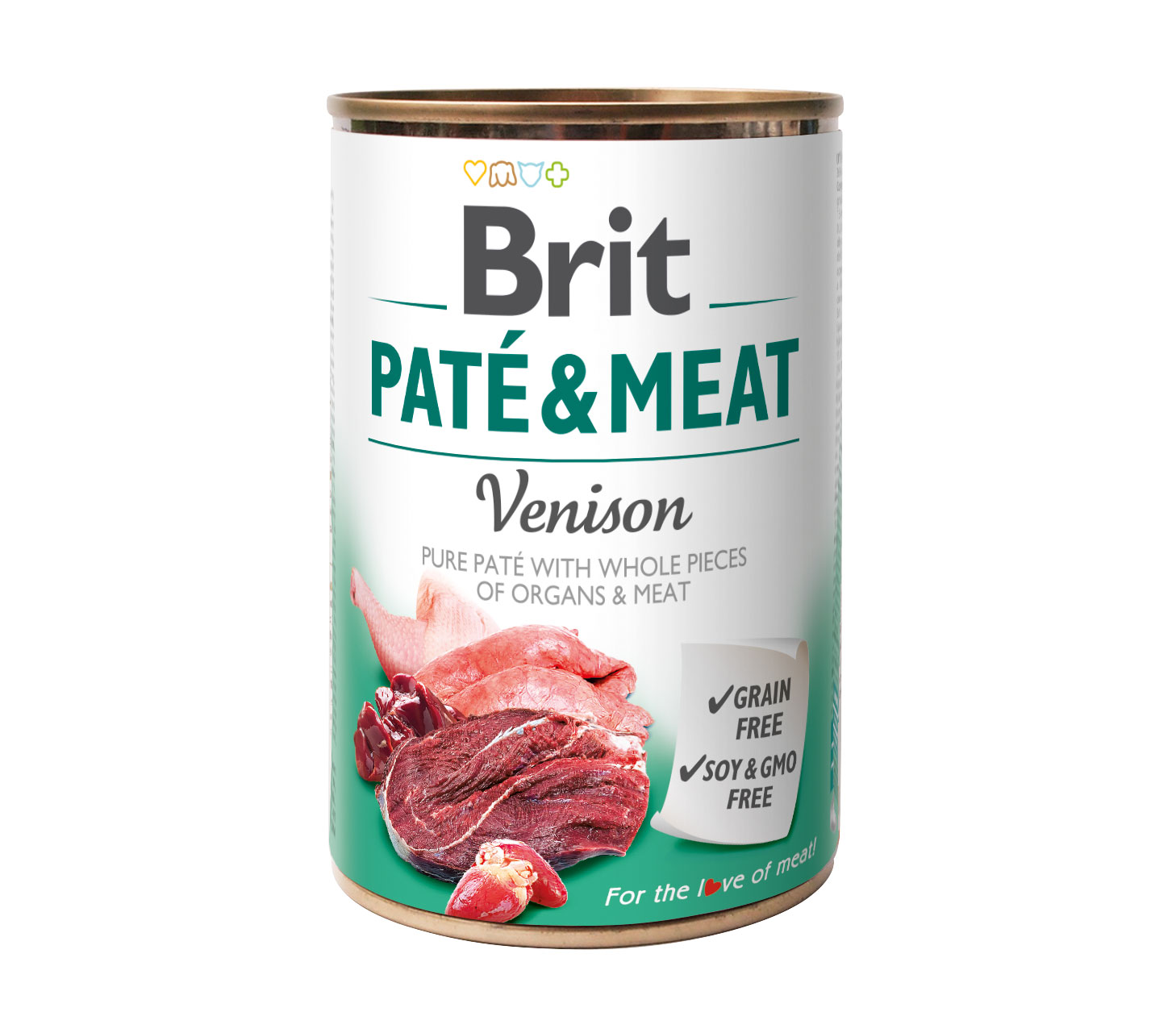 Brit Paté & Meat, dziczyzna, 400 g Pełnowartościowa karma mokra dla psów