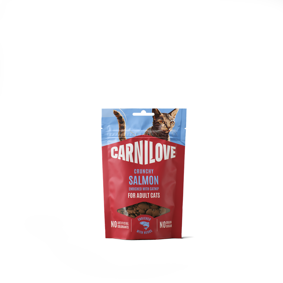 CARNILOVE Cat CRUNCHY Snack Salmon enriched with Catnip 50g