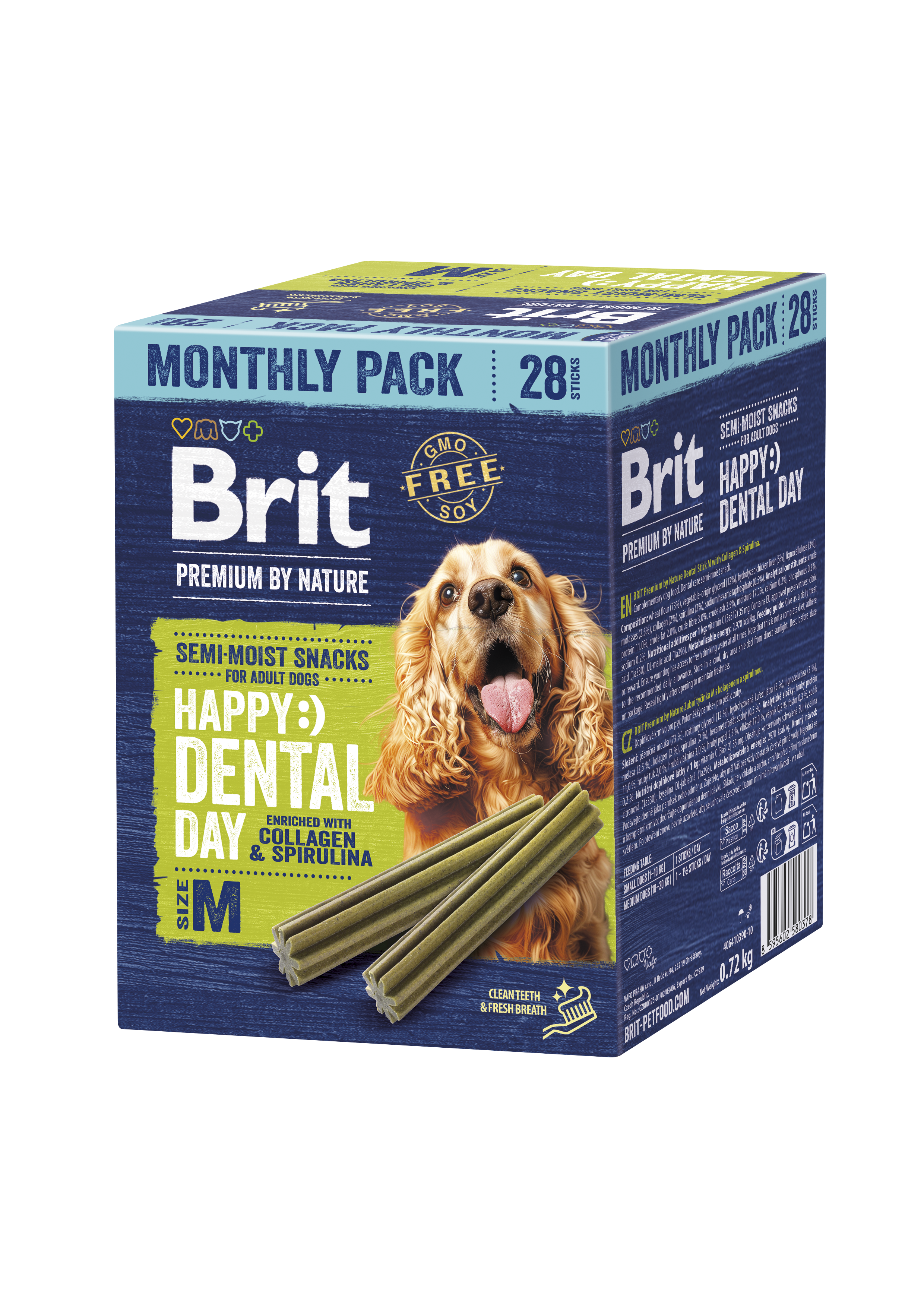 Brit Premium by Nature Dog Dental Snacks M, 28szt przysmak dentystyczny dla psów