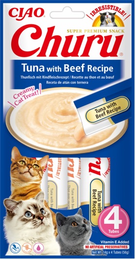 Inaba Cat Churu Tuna With Beef