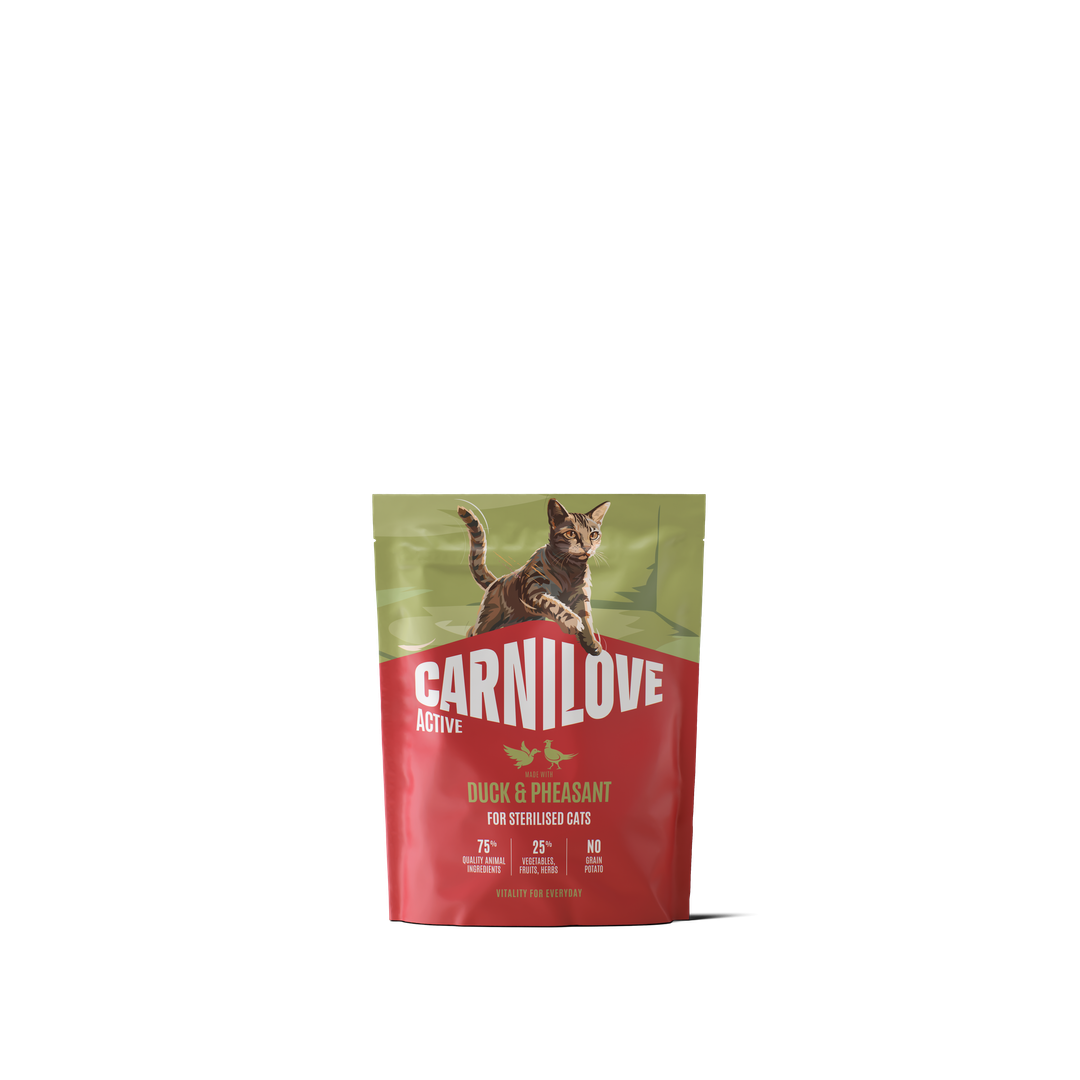 CARNILOVE ACTIVE Cat Dry Made with Duck & Pheasant for Sterilised Adult All Breeds 400g