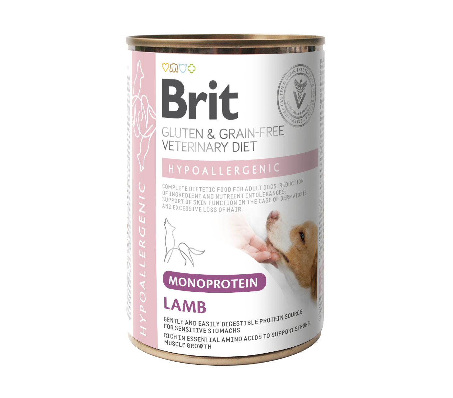 Brit Veterinary Diets Hypoallergenic, jagnięcina, 400 g Weterynaryjna karma hipoalergiczna dla dorosłych psów