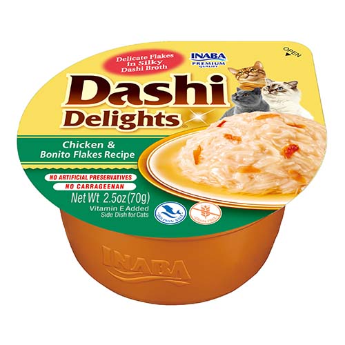 Inaba Dashi Delights Chicken and Bonito Flakes 70g