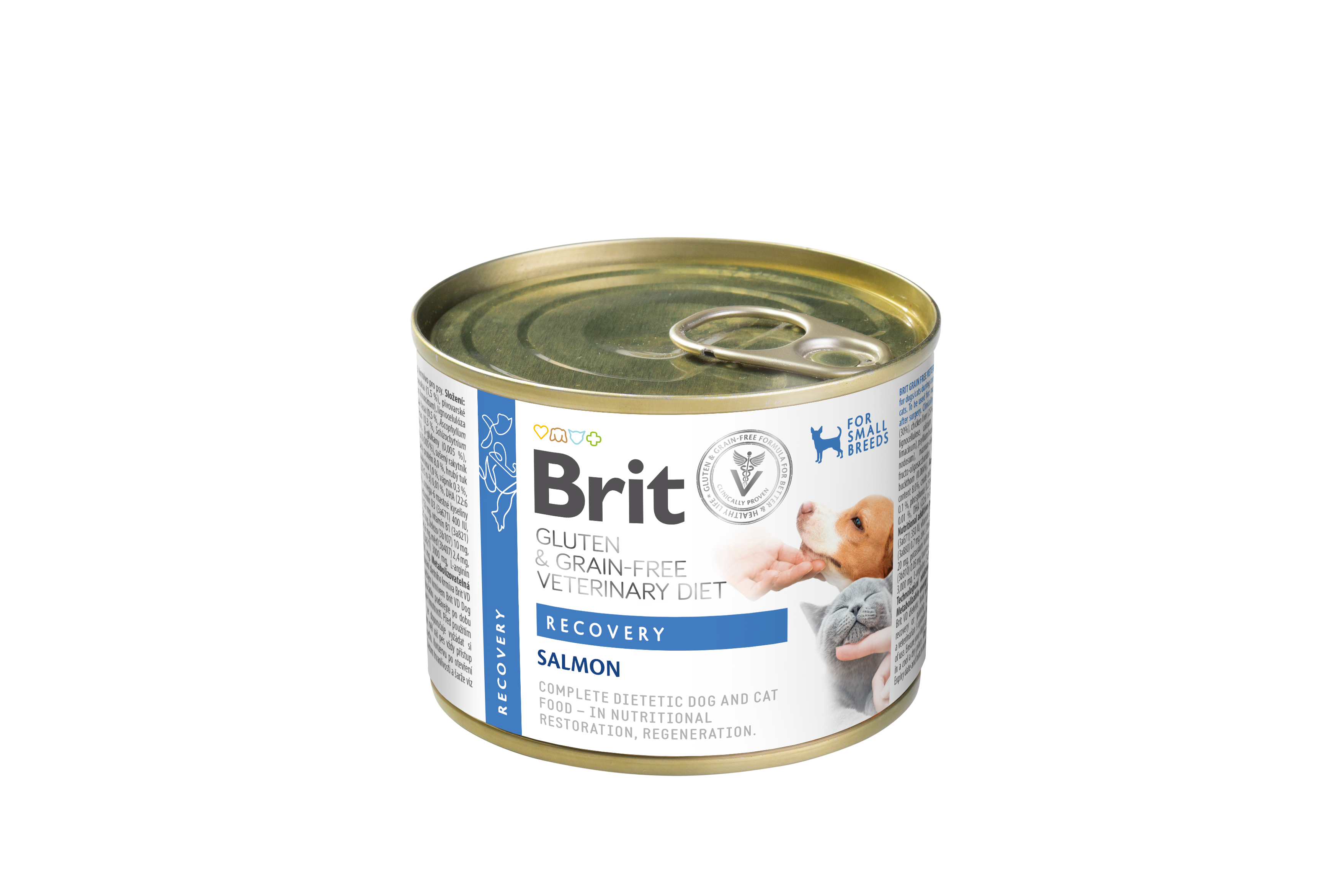 Brit Veterinary Diet Dog/Cat Recovery, łosoś i wątróbka z kurczaka, 200 g Dietetyczna karma dla psów i kotów w okresie rekonwalescencji
