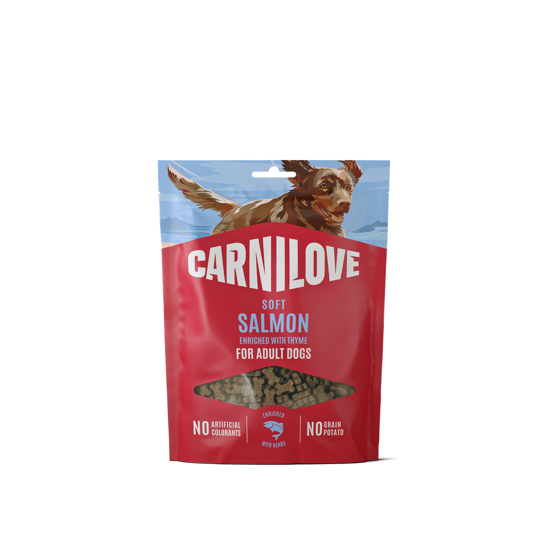 CARNILOVE Dog SOFT Snack Salmon with Thyme small bite 200g