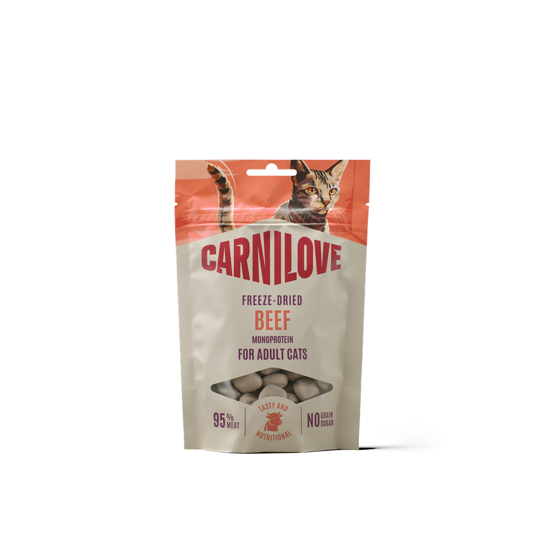 CARNILOVE Cat FREEZE DRIED Beef 40g