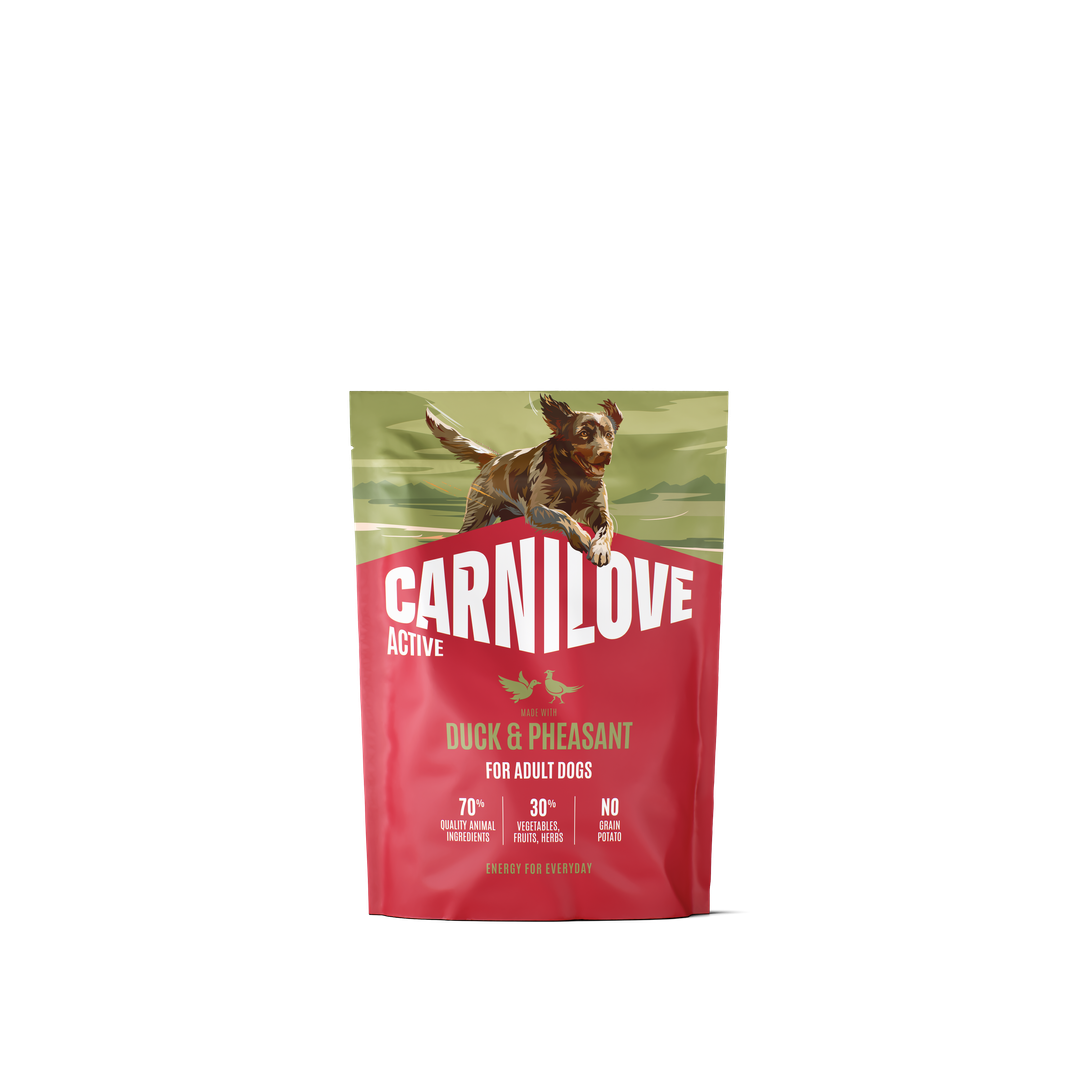 CARNILOVE ACTIVE Dog Dry Made with Duck & Pheasant for Adult All Breeds 1,5kg