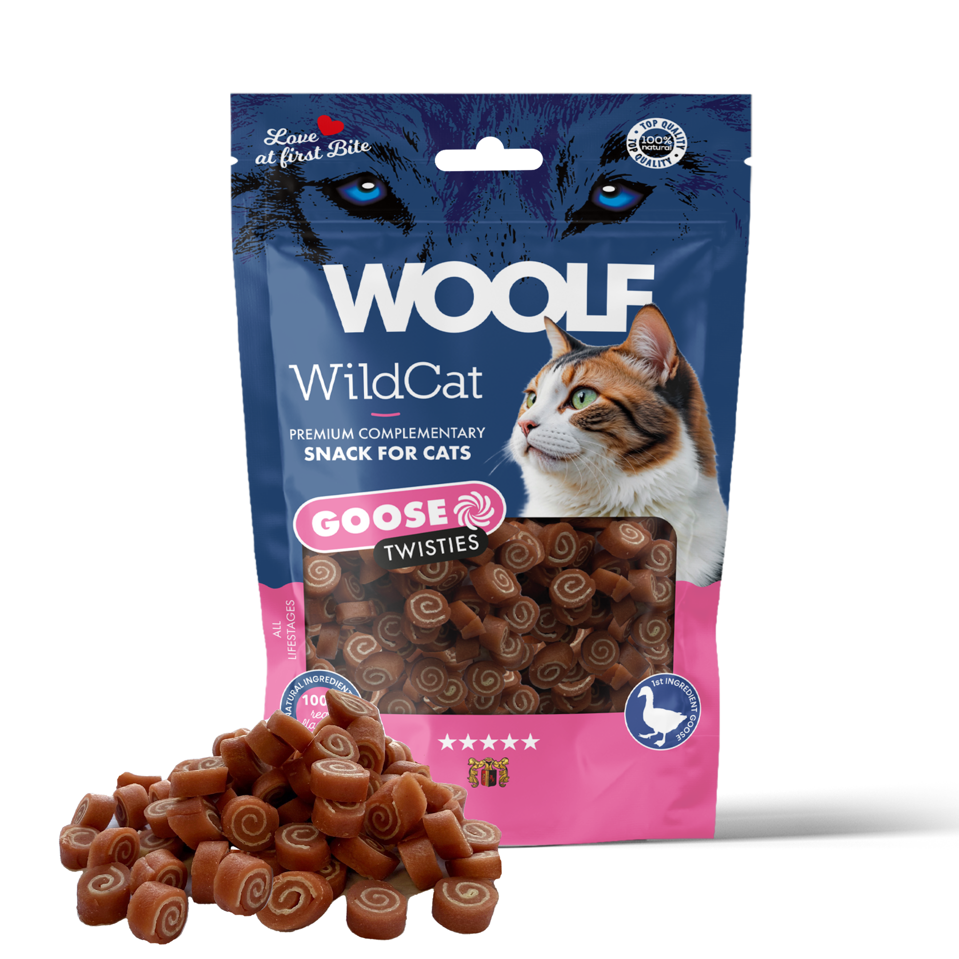 Woolf WildCat Goose Twisties 50g