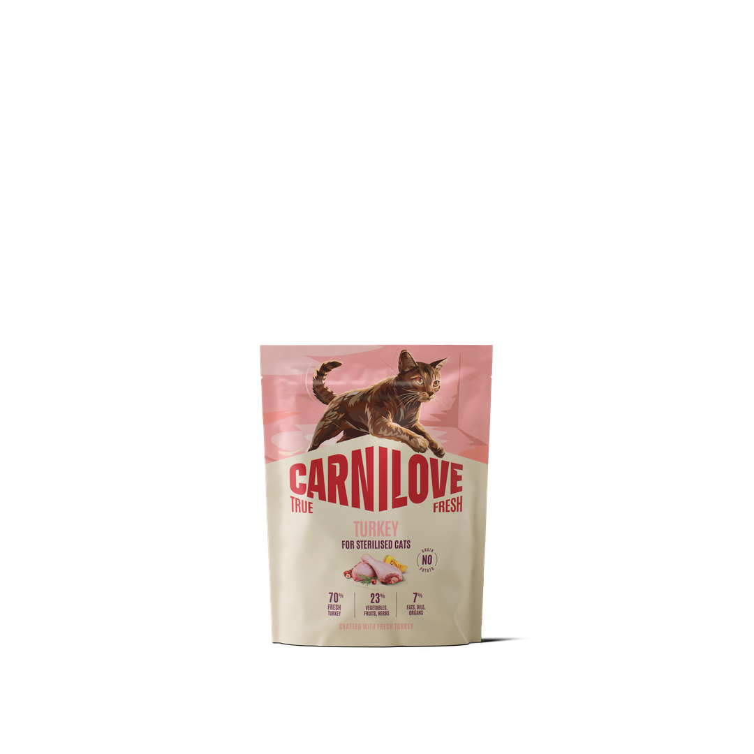 CARNILOVE TRUE FRESH Cat Dry Turkey for Sterilised Adult All Breeds 400g