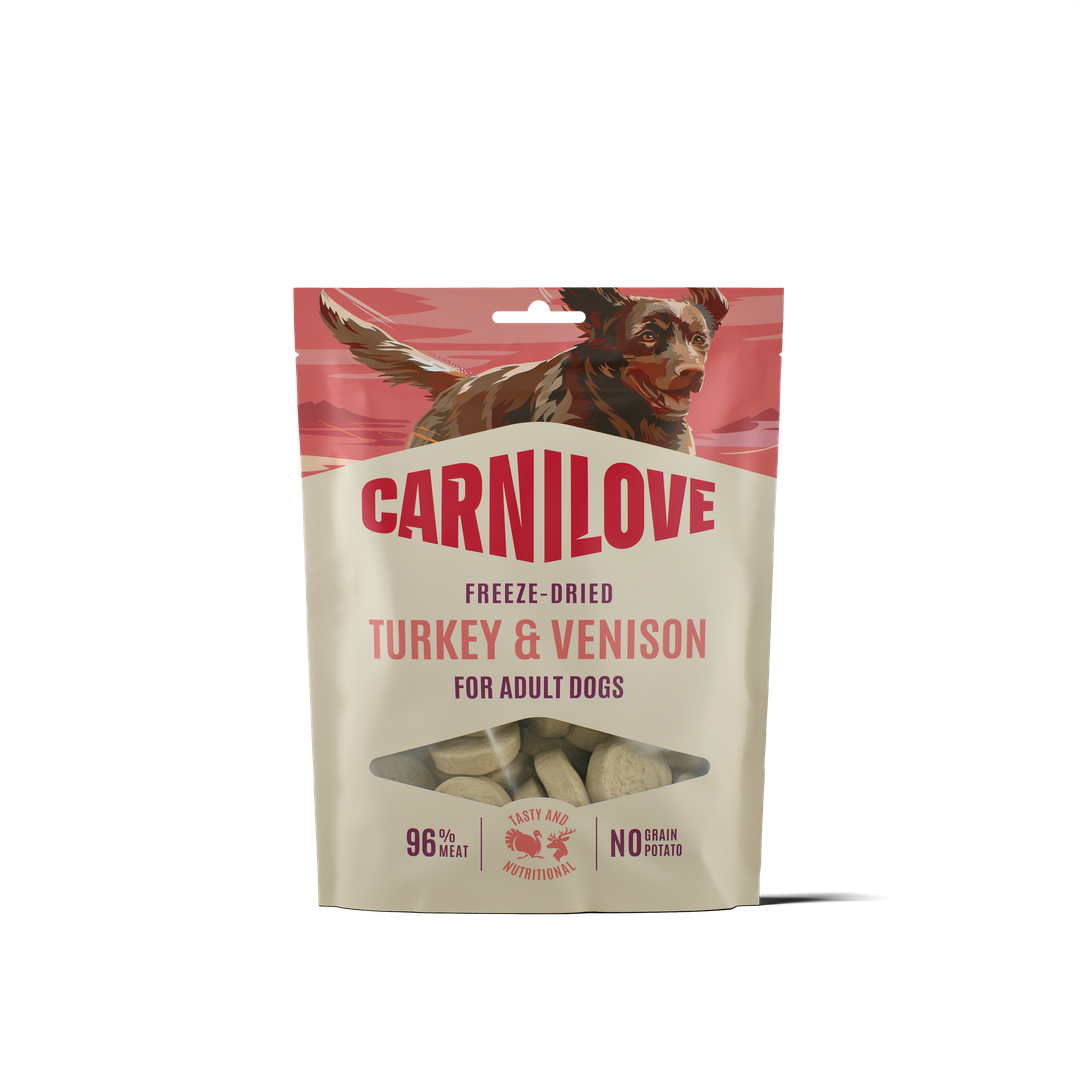 CARNILOVE Dog FREEZE DRIED Turkey & Venison 60 g