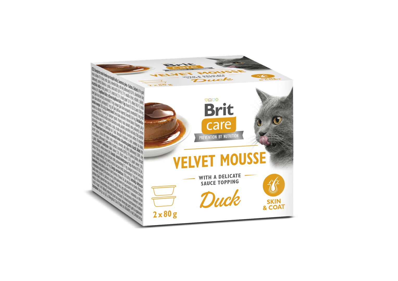 Brit Care Cat Velvet Mousse Duck 2x80g