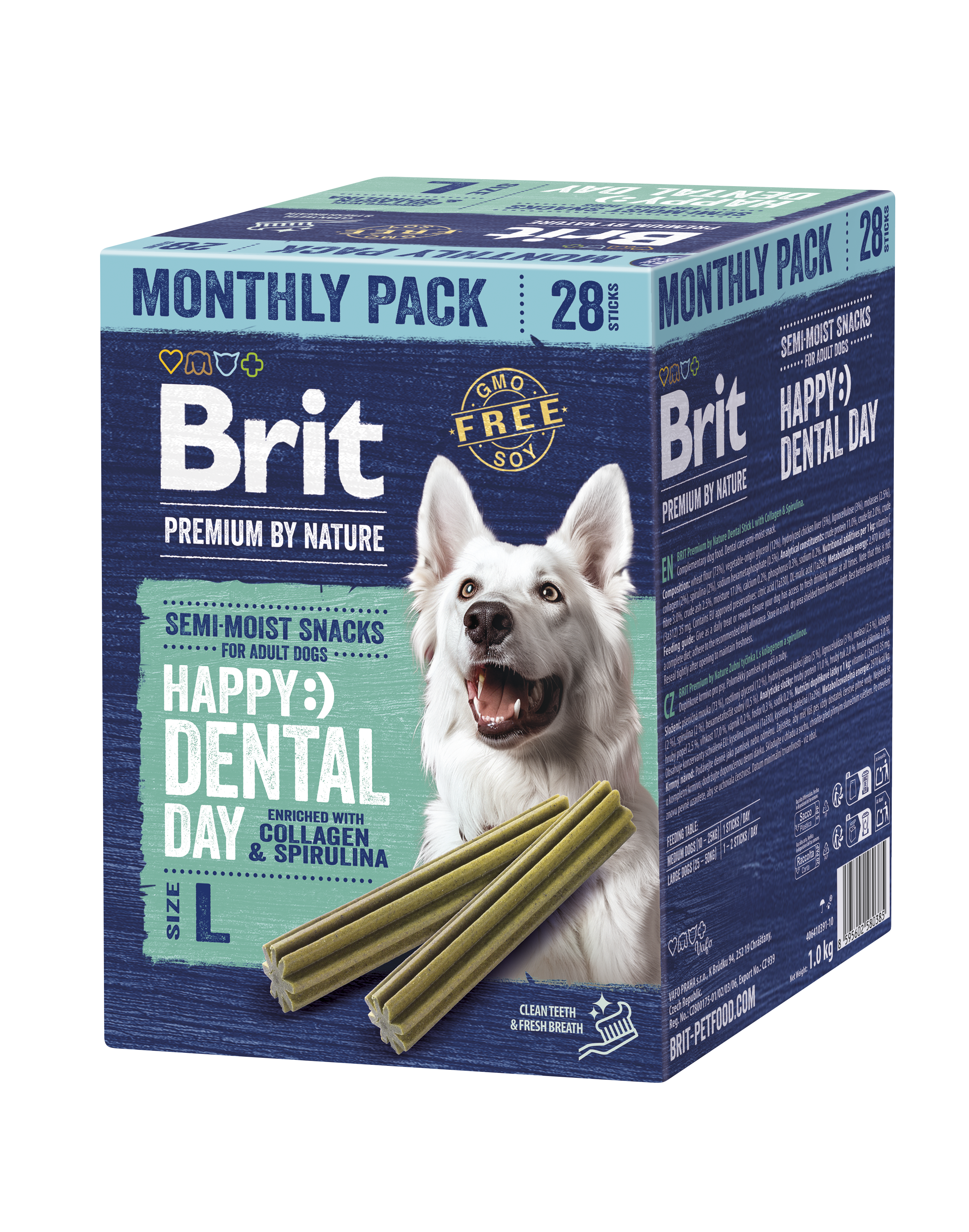Brit Premium by Nature Dog Dental Snacks L, 28szt przysmak dentystyczny dla psów