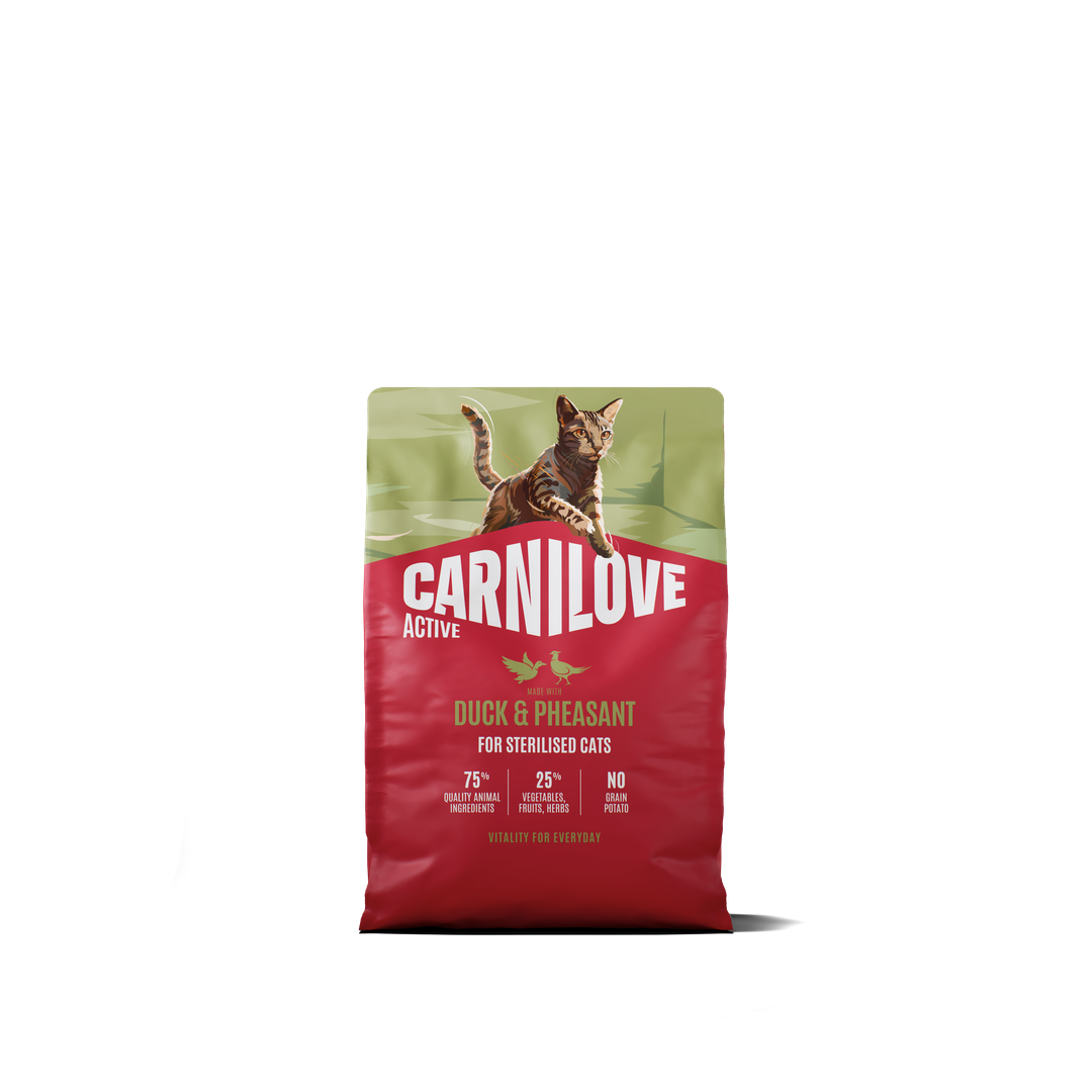 CARNILOVE ACTIVE Cat Dry Made with Duck & Pheasant for Sterilised Adult All Breeds 2kg