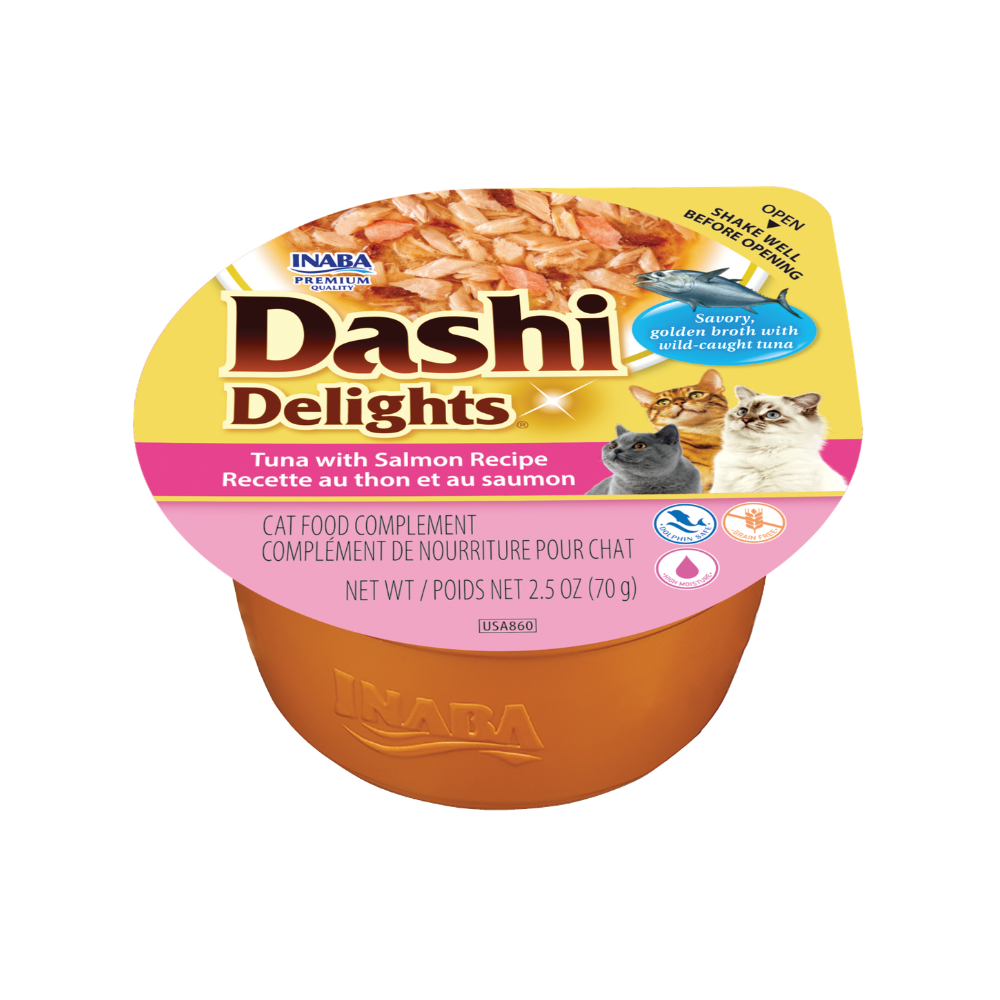 Inaba Cat Dashi Delights Tuna with Salmon 70g