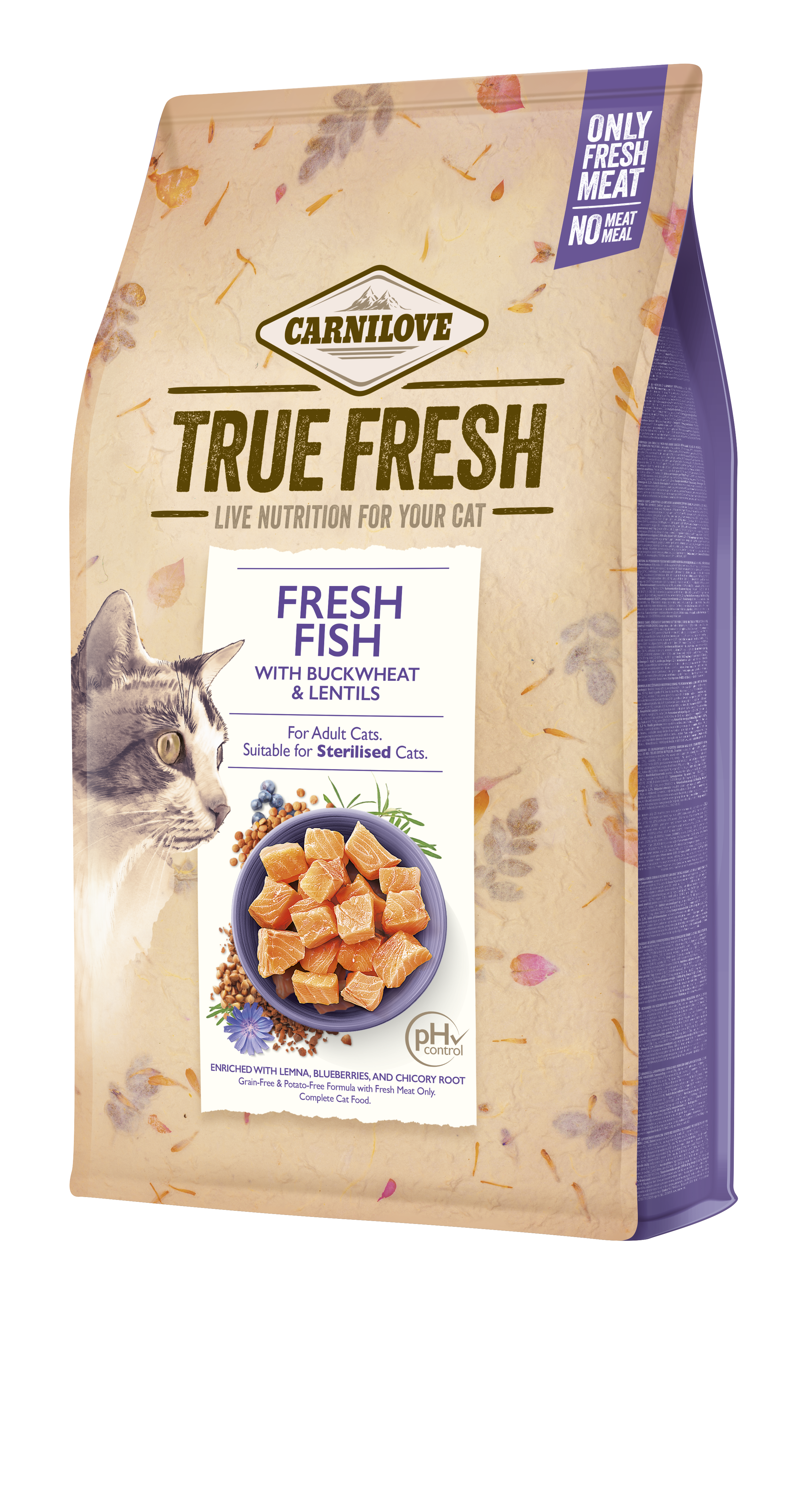 Carnilove True Fresh Cat, ryba, 340g Pełnoporcjowa karma dla kotów