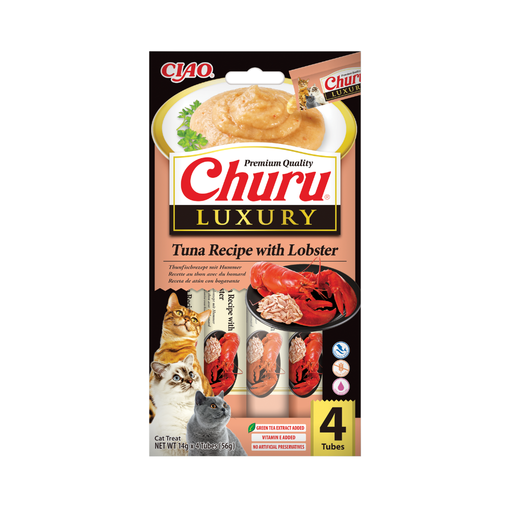 Inaba Cat Churu Luxury Tuna with Lobster 4x14g(56g)