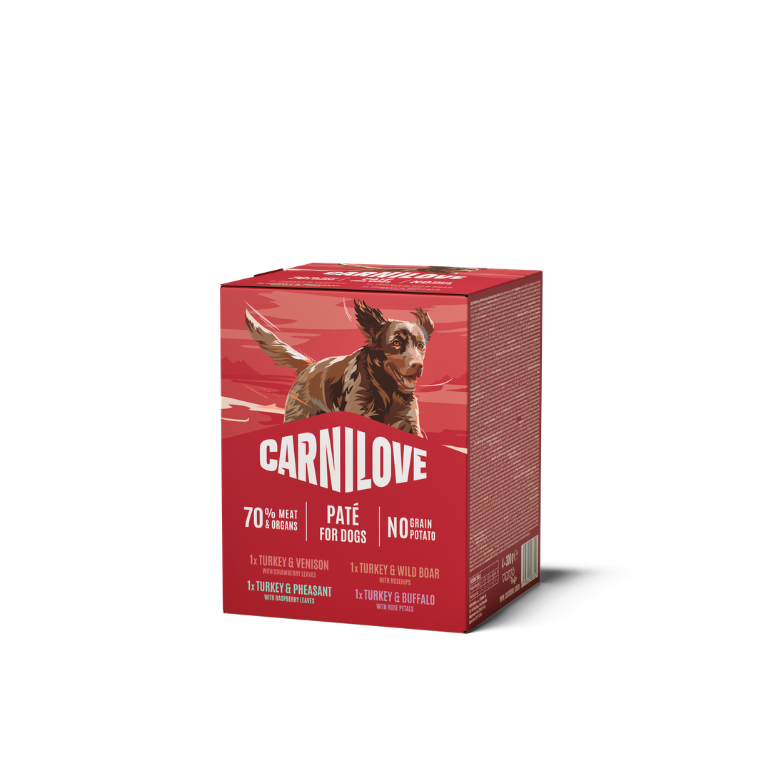 CARNILOVE Dog POUCH Paté MULTIPACK 4x300g