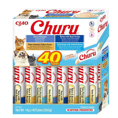 Inaba Cat Churu Tuna Variety 40x14g