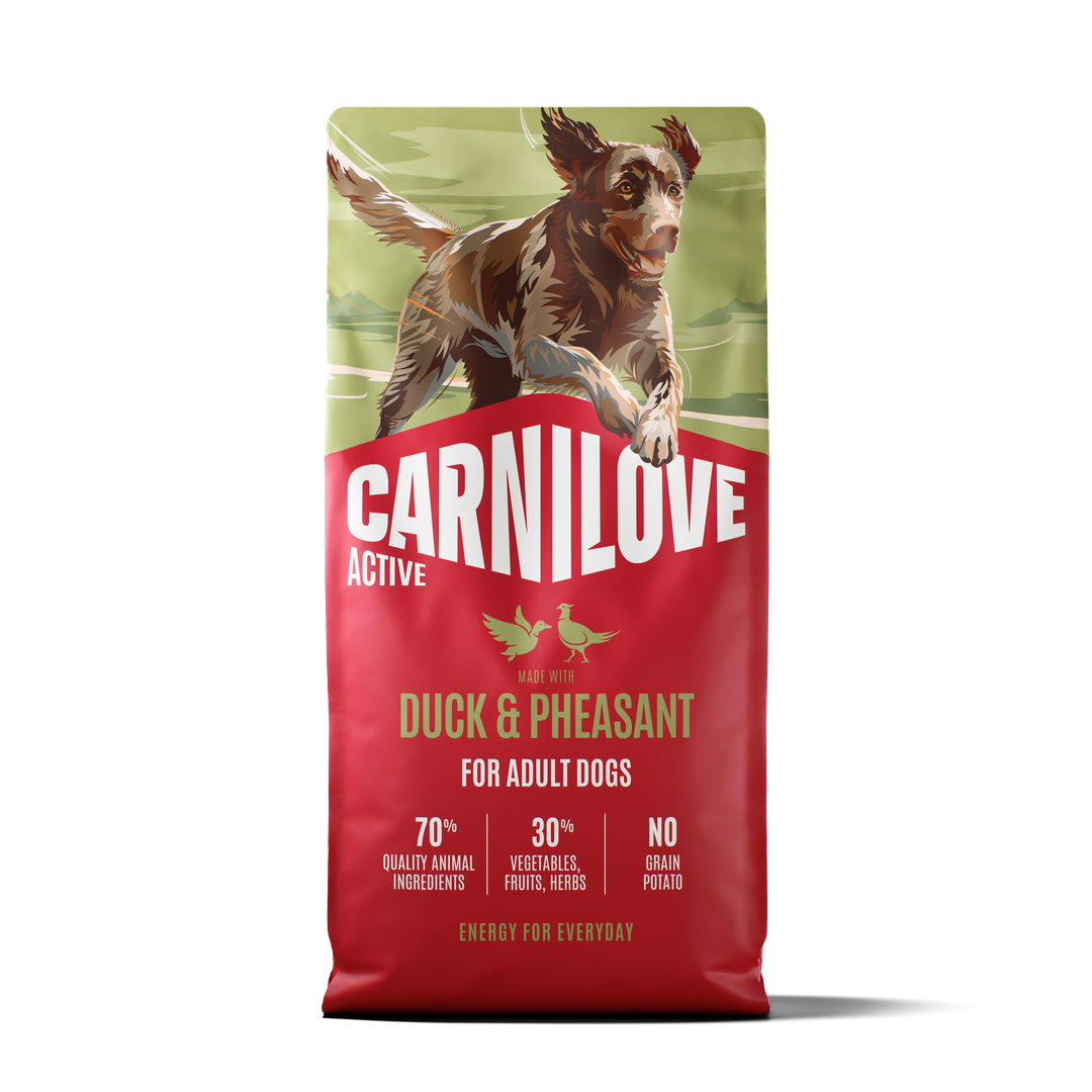 CARNILOVE ACTIVE Dog Dry Made with Duck & Pheasant for Adult All Breeds 12kg