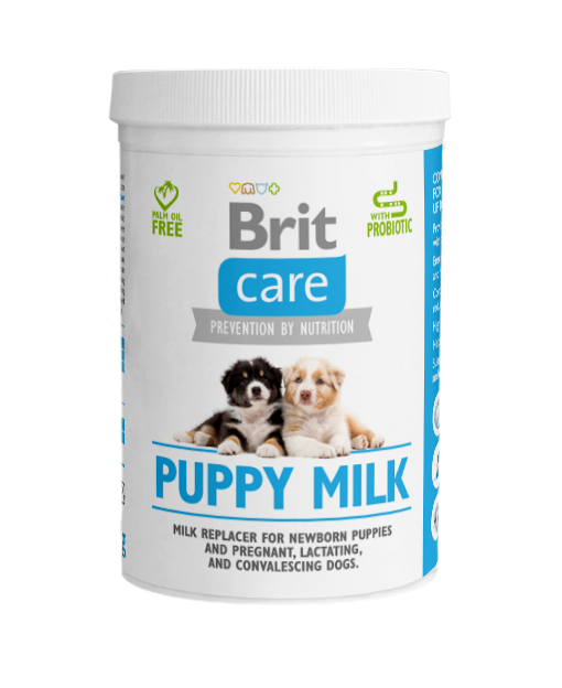 Brit Care Puppy Milk, 250 g Preparat mlekozastępczy dla nowo narodzonych szczeniąt, ciężarnych i karmiących suk oraz psów w okresie rekonwalescencji