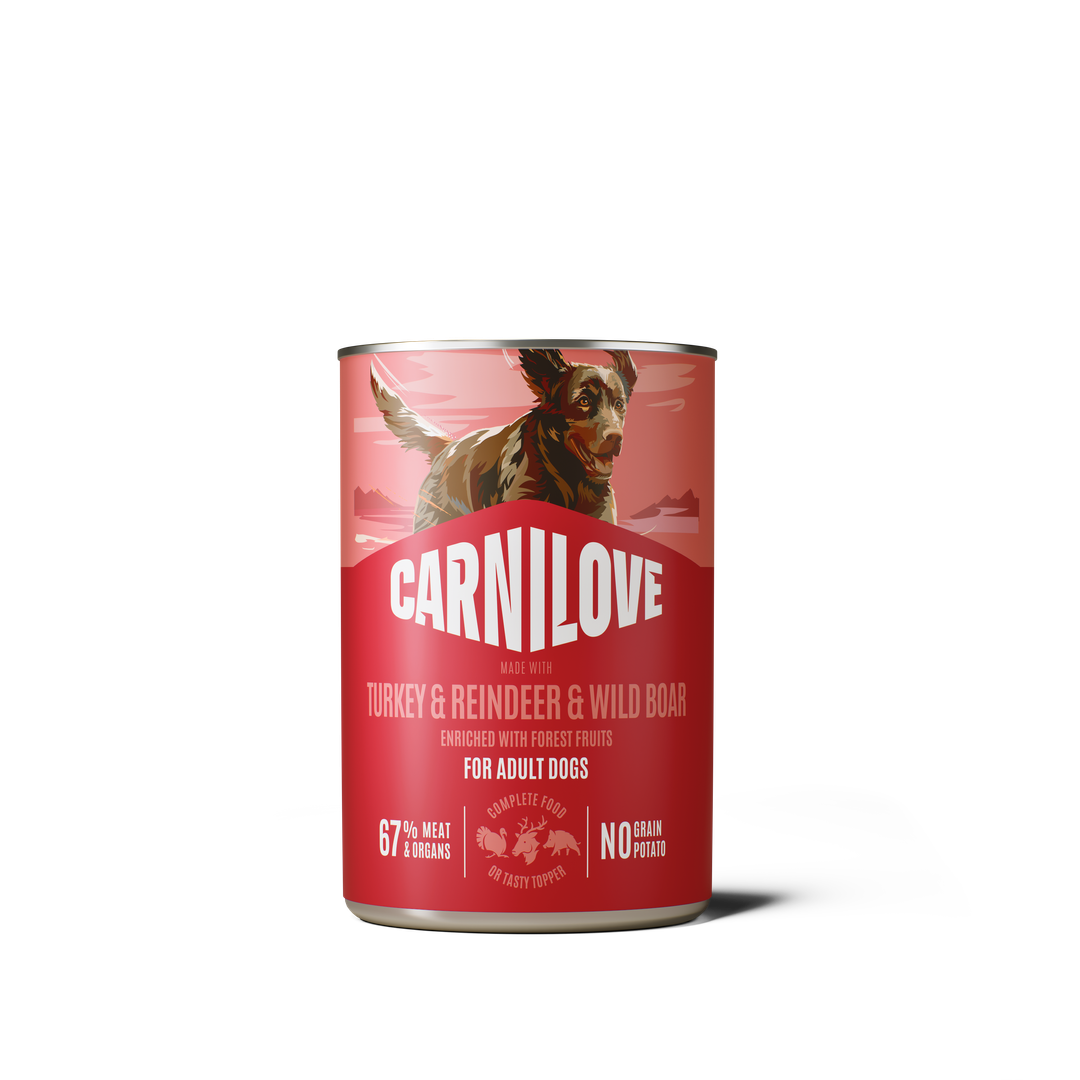 CARNILOVE Dog CAN Paté Made with Duck & Pheasant 400 g