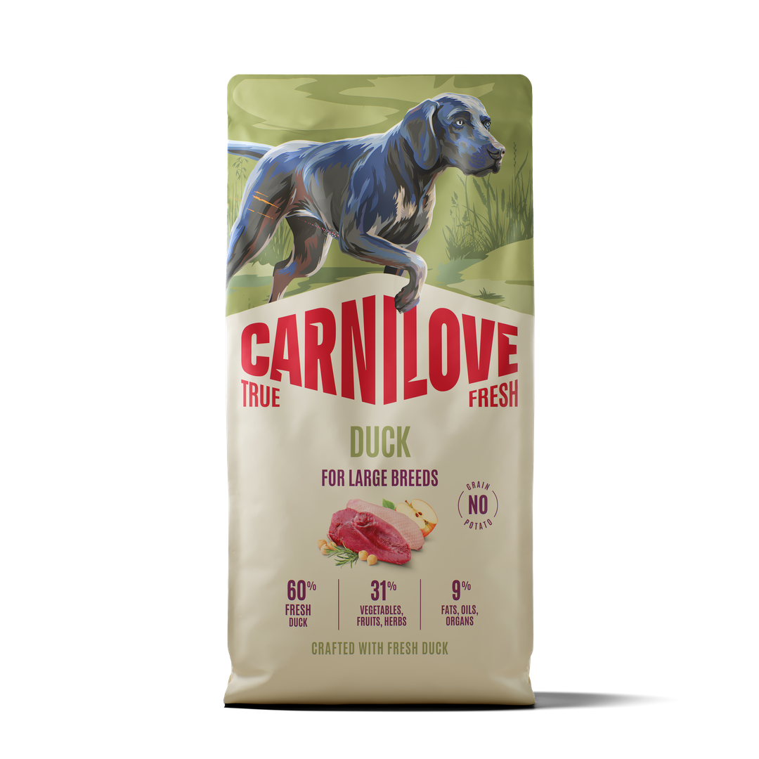CARNILOVE TRUE FRESH Dog Dry Duck for Adult Large Breeds 12kg