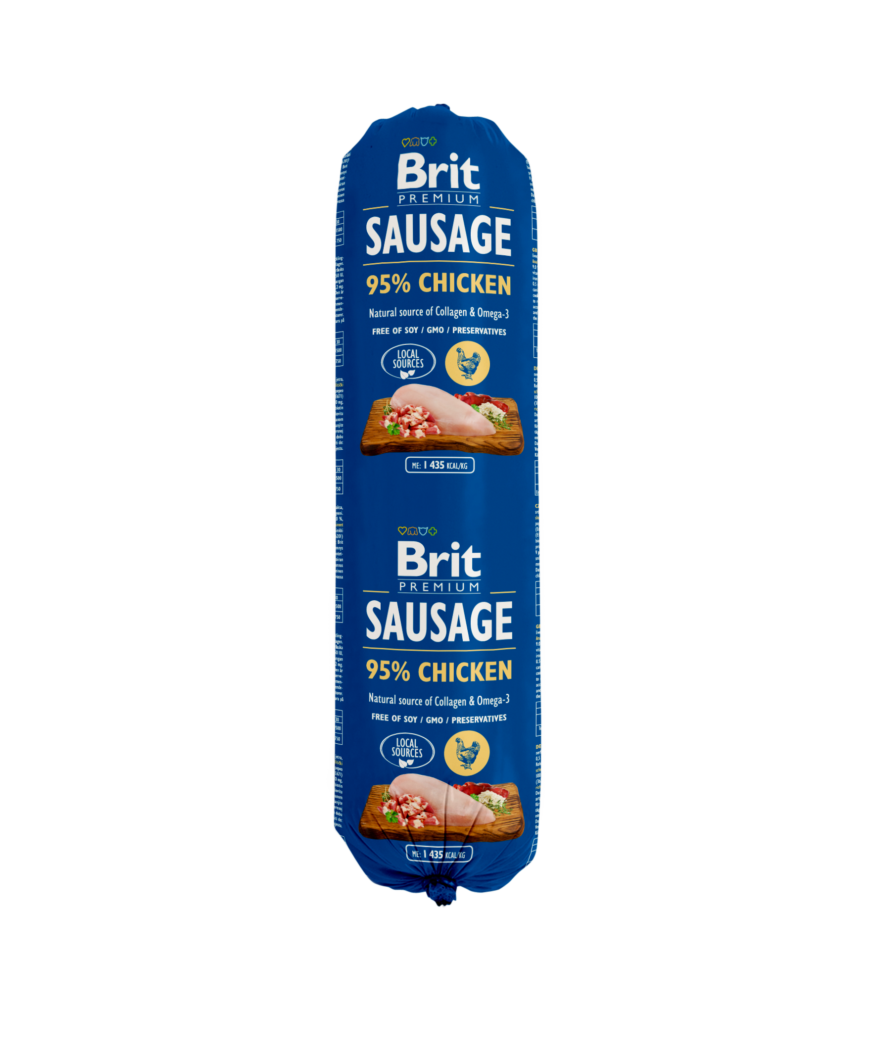 Brit Sausage, kurczak, 800 g Pełnoporcjowa karma mokra dla psów