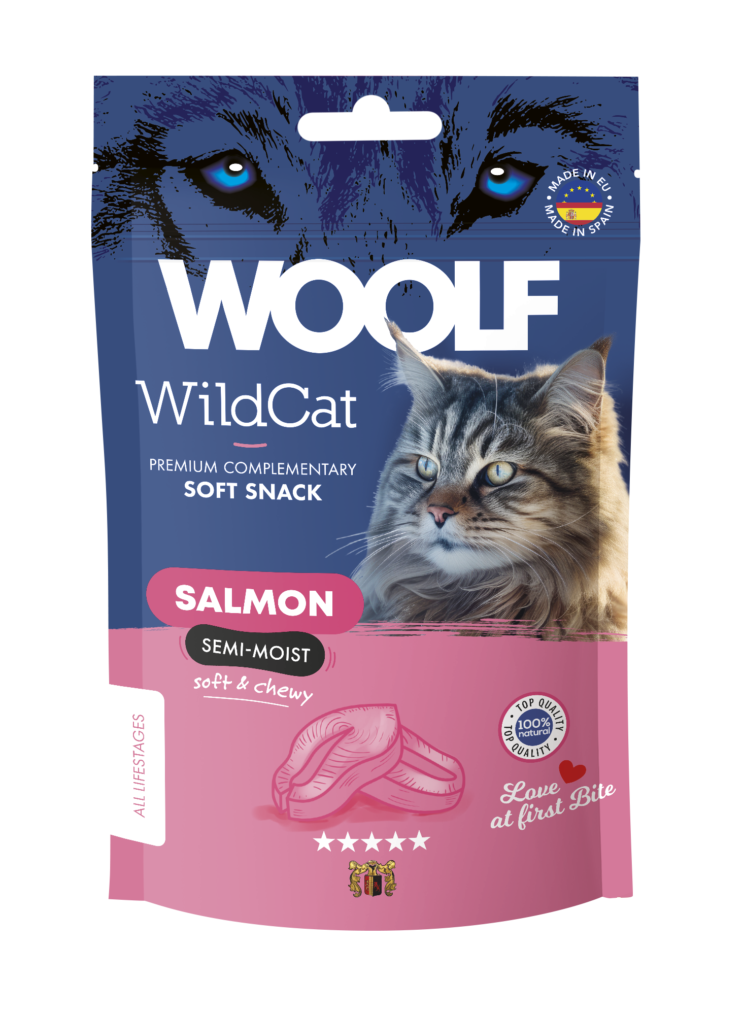 Woolf WildCat Soft Snack Salmon 50g