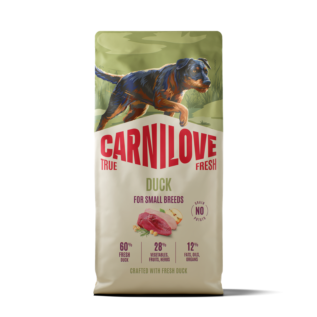 CARNILOVE TRUE FRESH Dog Dry Duck for Adult Small Breeds 12kg