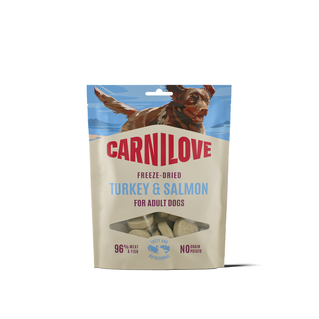 CARNILOVE Dog FREEZE DRIED Turkey & Salmon 60 g
