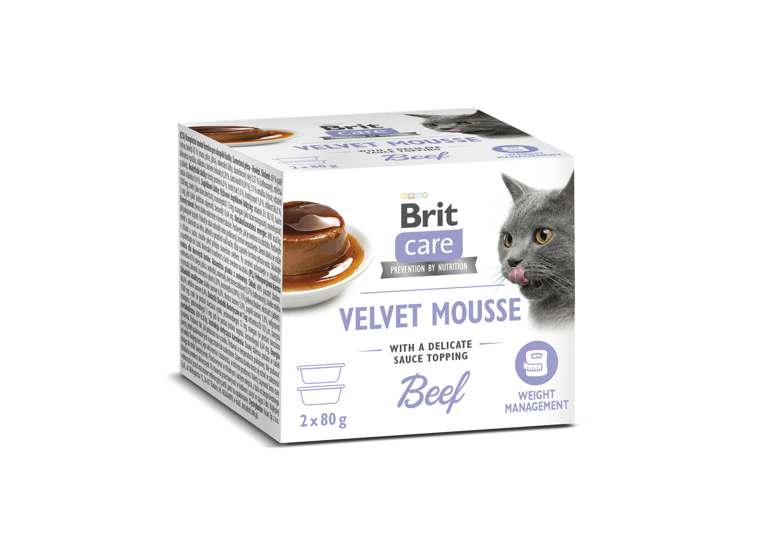 Brit Care Cat Velvet Mousse Beef 2x80g