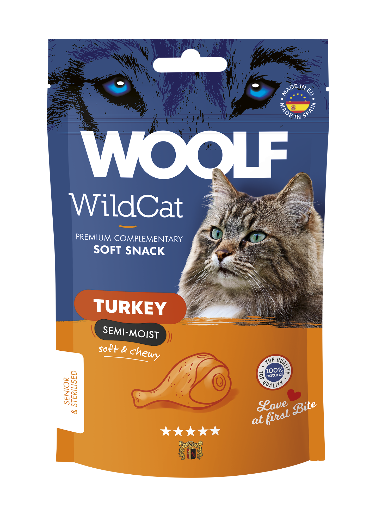 Woolf WildCat Soft Snack Turkey 50g