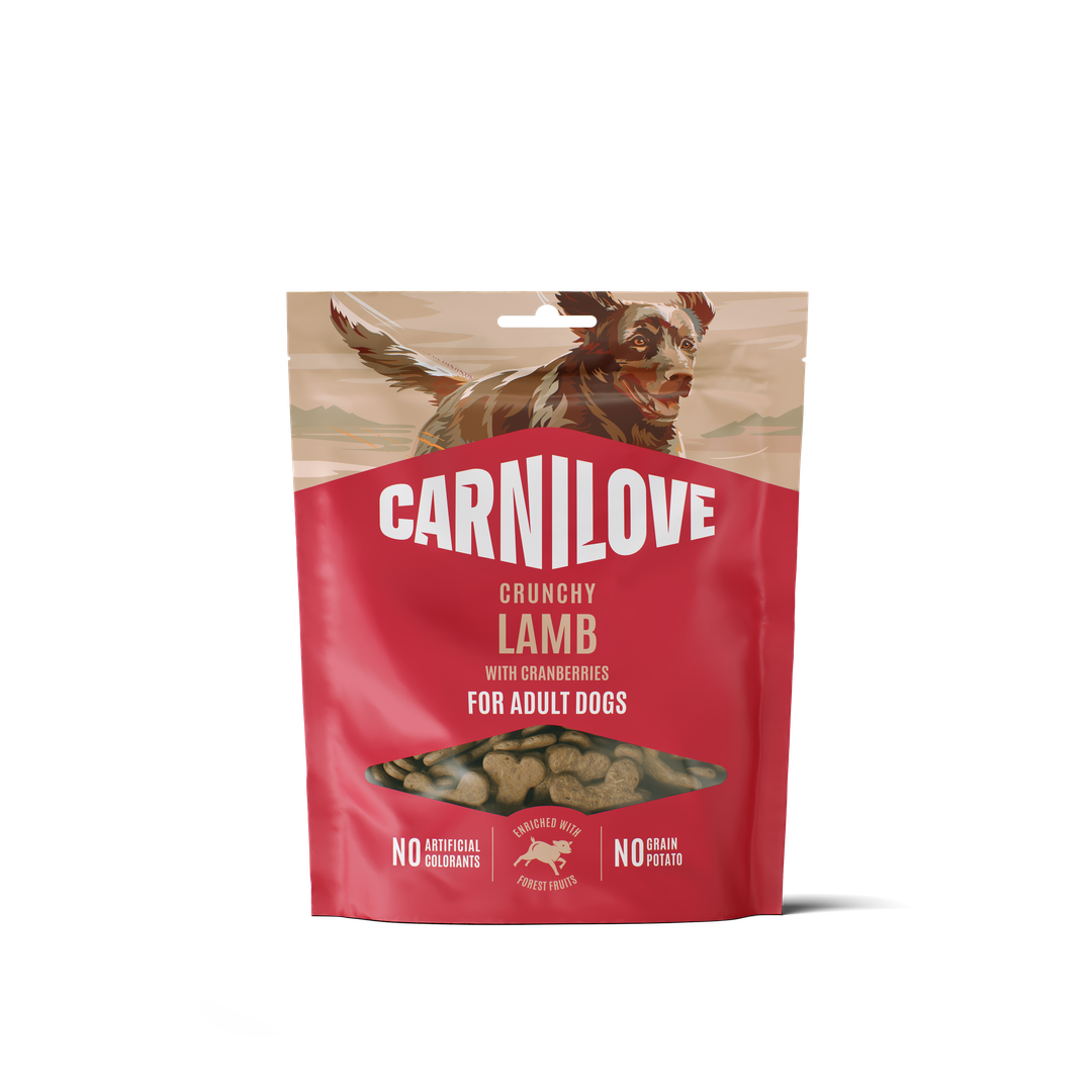 CARNILOVE Dog CRUNCHY Snack Lamb with Cranberries 200g