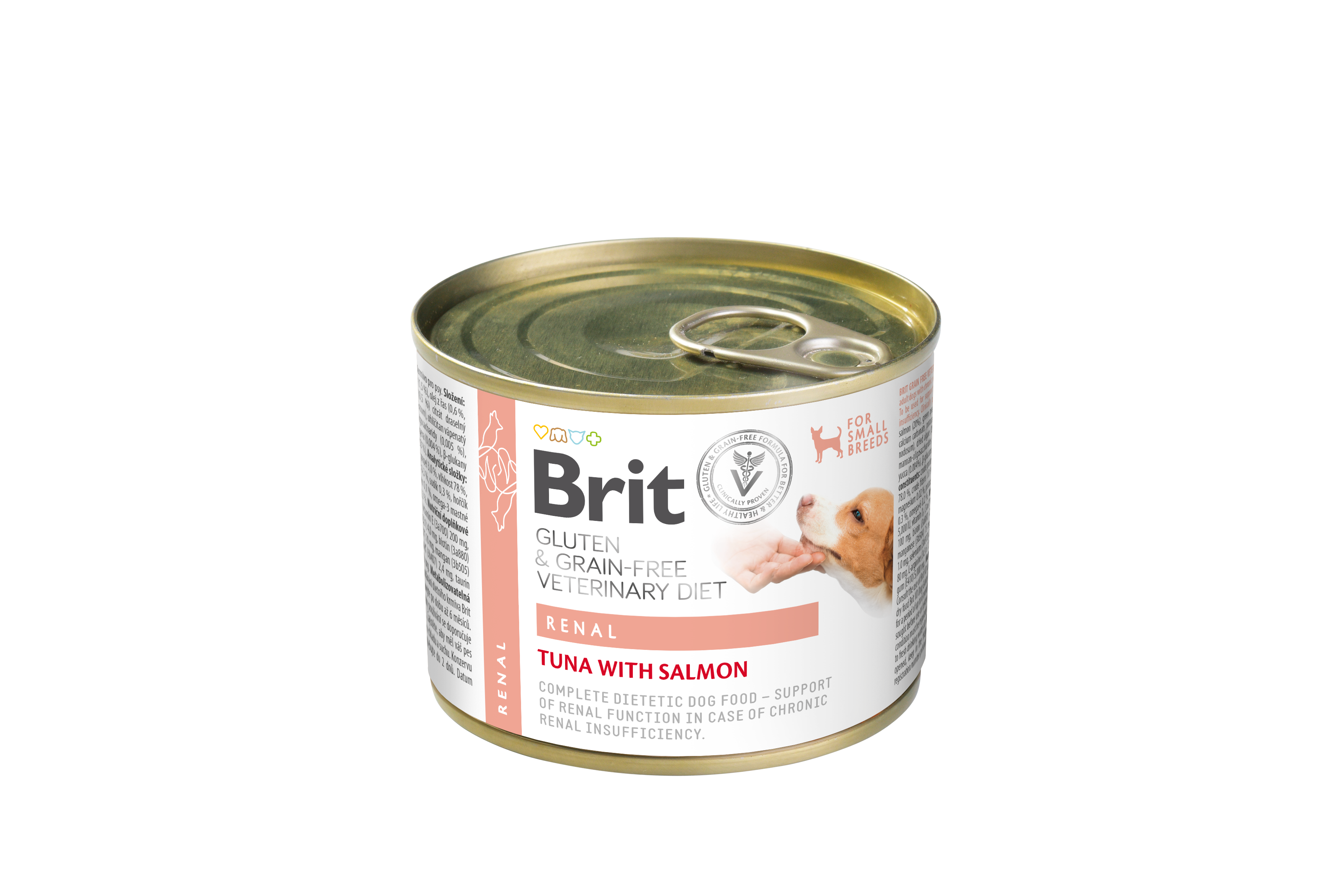 Brit Veterinary Diet Dog Renal, tuńczyk i łosoś, 200 g Dietetyczna karma dla psów z upośledzoną funkcją nerek