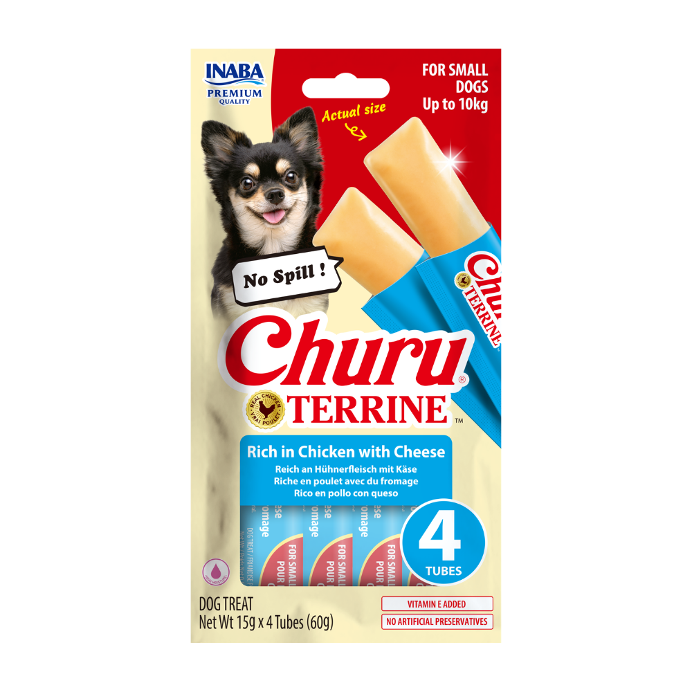Inaba Churu Terrine Chicken & Cheese Recipe 4x15g (60g)