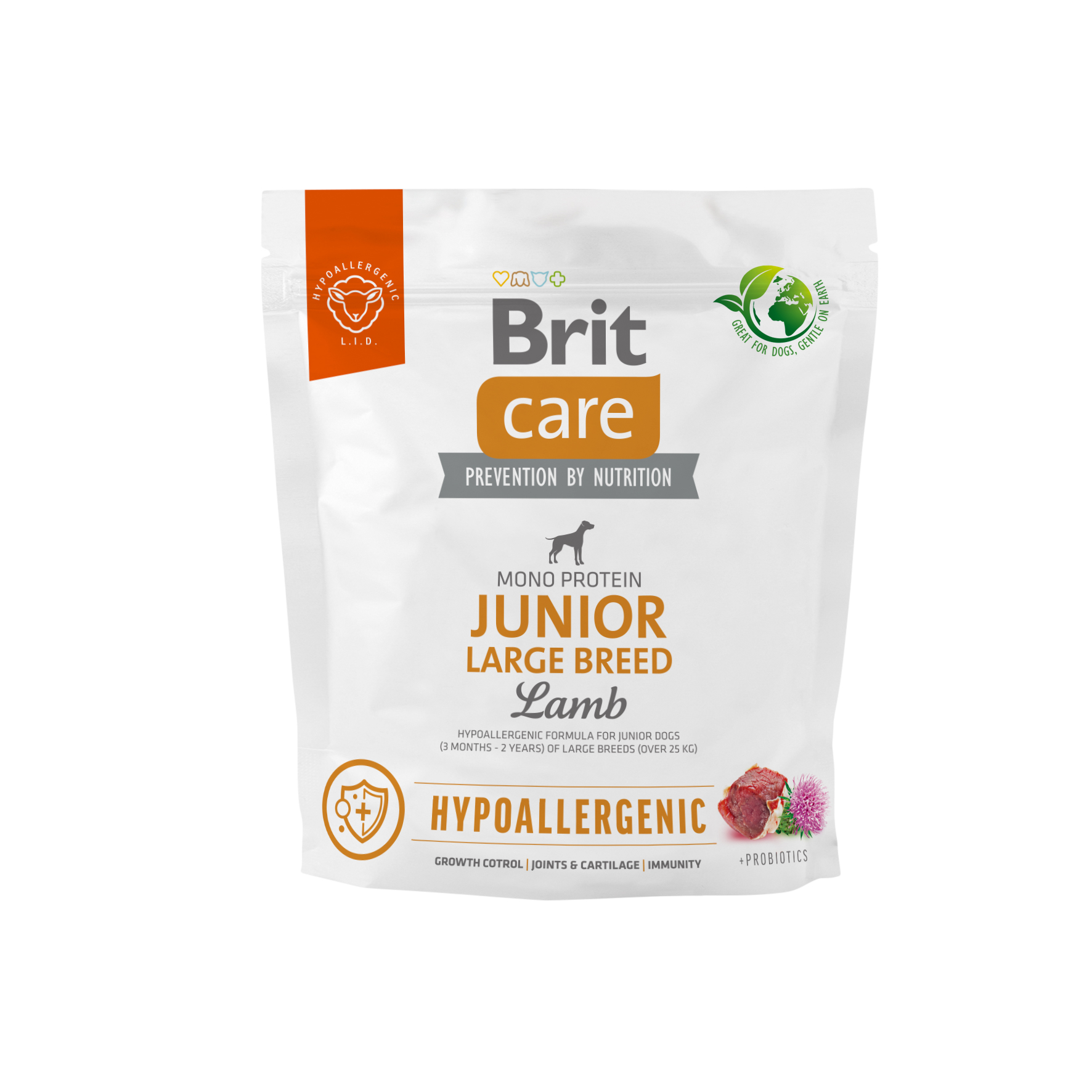 Brit Care Dog Hypoallergenic Junior Large Breed, jagnięcina, 1 kg Hipoalergiczna karma dla młodych psów dużych ras