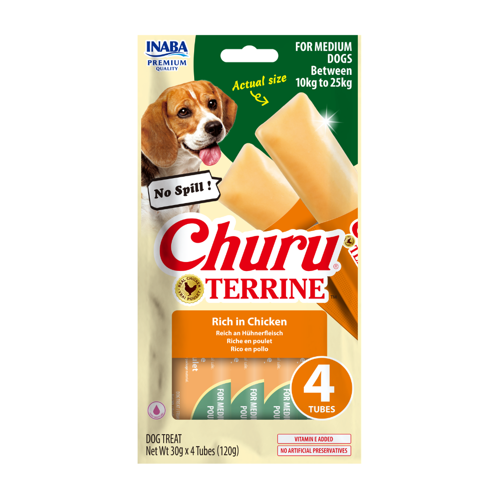 Inaba Churu Terrine Chicken Recipe 4x30g (120g)
