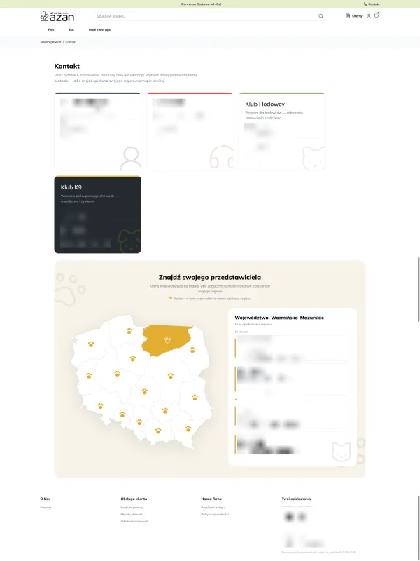 Kontakt z opiekunem