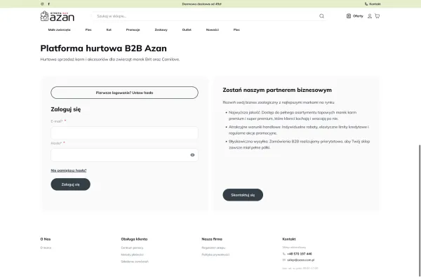 Start na platformie — od logowania do pierwszego zamówienia
