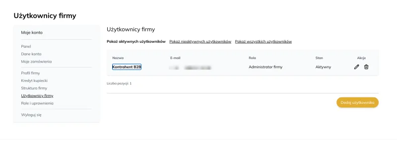 Dodawanie kont pracowników