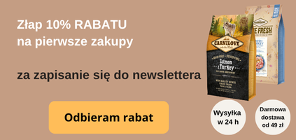Promocja na powiększone opakowania Carnilove dla psa 12kg + 2kg gratis.