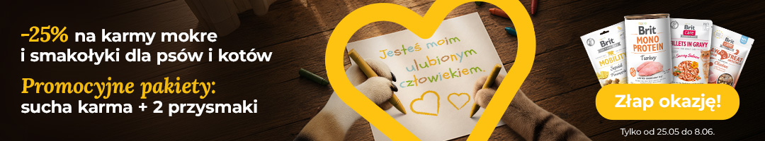 Promocje na dzień psiecka i kociecka. Pakiety promocyjne oraz -25% na karmy mokre i smakołyki. Złap okazję!